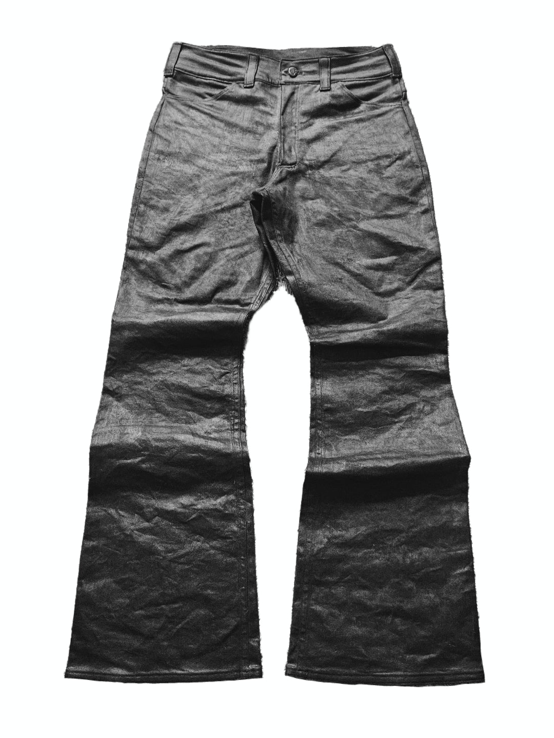 Midnight waxed denim