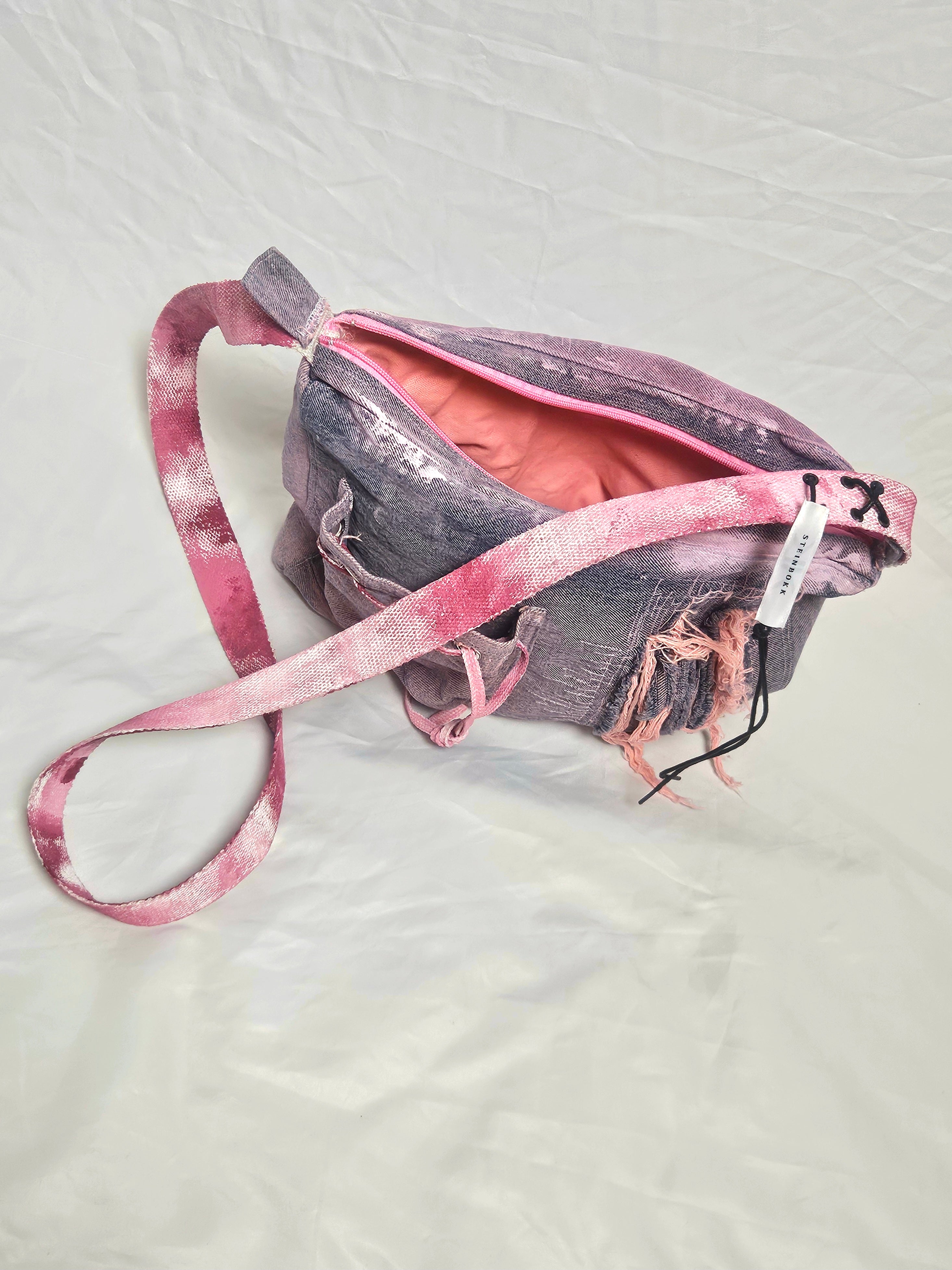 Pink tape slingbag